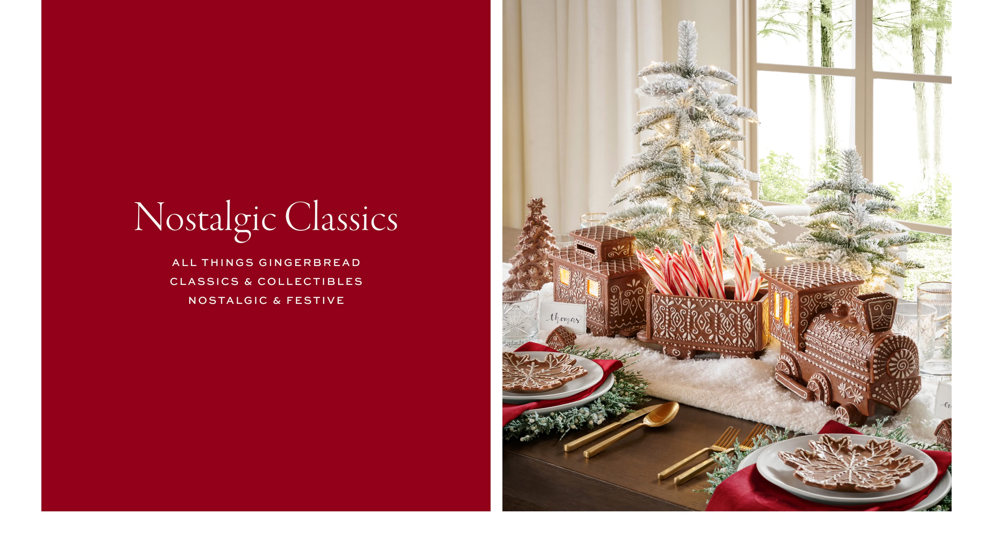 Nostalgic Classics. All things gingerbread, classics & collectibles, nostalgic & festive.